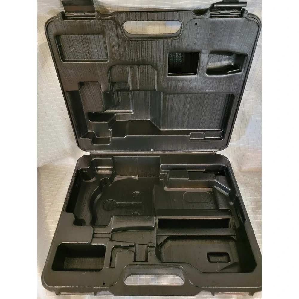 Freud‎ Hard Plastic Tool Carrying Case Black Blow Molded Storage Box with Handle